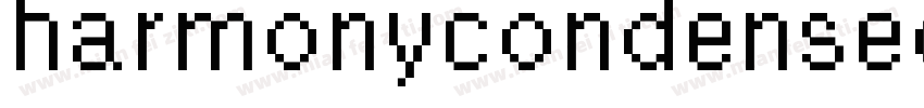 harmonycondensed Reg字体转换